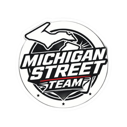 Michigan Street Team Kiss-Cut Stickers, Car Decals, Laptop Stickers, Custom Stickers, Sports Team Stickers, Gift for Fans