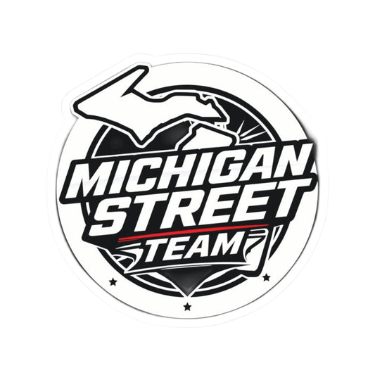 Michigan Street Team Kiss-Cut Stickers, Car Decals, Laptop Stickers, Custom Stickers, Sports Team Stickers, Gift for Fans
